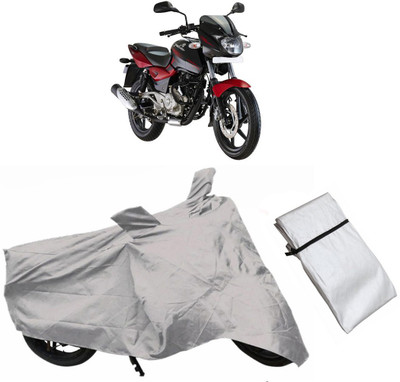 IKJ Two Wheeler Cover for Bajaj(Pulsar 180 DTS-i, Grey)