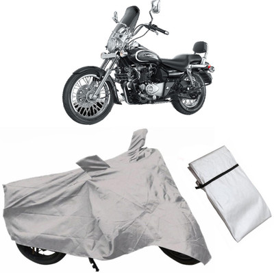 IKJ Two Wheeler Cover for Bajaj(Avenger 220 DTS-i, Grey)