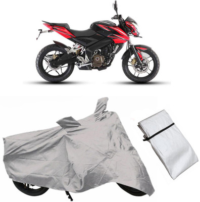 IKJ Two Wheeler Cover for Bajaj(Pulsar 200 NS DTS-i, Grey)