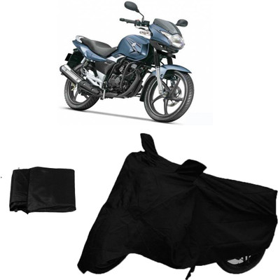 FASTEST Two Wheeler Cover for Suzuki(GS 150R, Black)