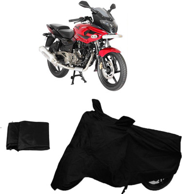 IKJ Two Wheeler Cover for Bajaj(Pulsar 220 DTS-i, Black)