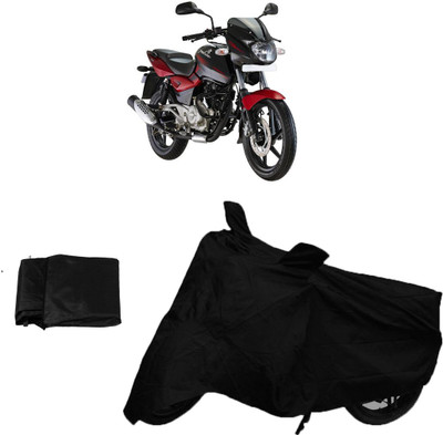 IKJ Two Wheeler Cover for Bajaj(Pulsar 180 DTS-i, Black)