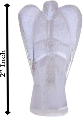 

SS Murti Handicrafts Unique Sphatik Crystal Stone Angel 2 Inch Decorative Showpiece - 5.1 cm(Stoneware, Clear)