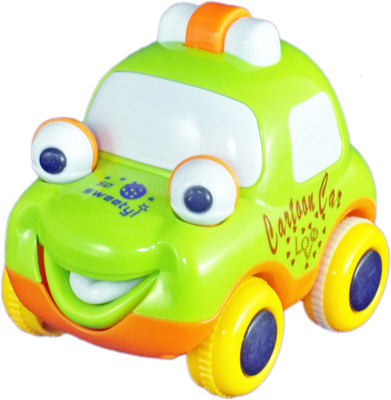 

Babysid Collections Friction Car Toy for Kids Small Size : 9 x 6 x 8 cm(Green, Orange)