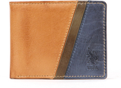 

U.S. Polo Assn Men Multicolor Genuine Leather Wallet(8 Card Slots)