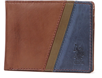 

U.S. Polo Assn Men Multicolor Genuine Leather Wallet(8 Card Slots)