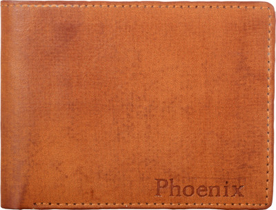 

Phoenix Men Brown Genuine Leather Wallet(3 Card Slots)