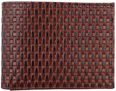 

Adamburk Men Brown Genuine Leather Wallet(8 Card Slots)
