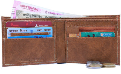 

goodhand Men Tan Artificial Leather Wallet(5 Card Slots)