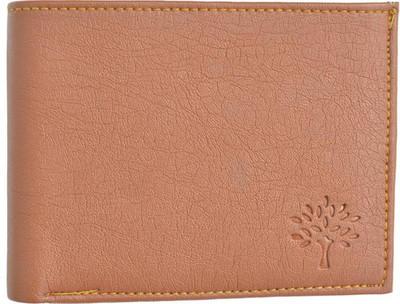 

MBJ Bazaar Men Black, Tan Genuine Leather Wallet(3 Card Slots)