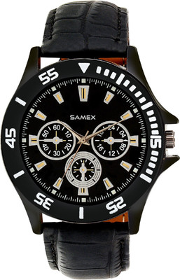

SAMEX LATEST FULL BLACK STYLISH BRANDED NEWEST POPULAR DISCOUNTED DEAL SALE PRICE Watch - For Men