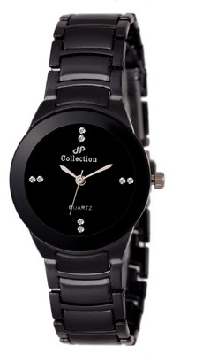 

DP COLLECTION DpColl-0061 Blk BLK Stylish IIK Series Watch - For Women