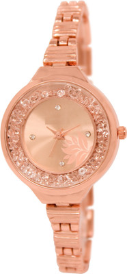 

Just In Time JT0225 New Rose Gold Diamond Metal Bracelet Rose Gold Diamond Metal Bracelet Watch - For Women