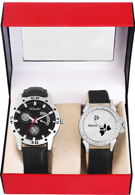 

Mikado 124121 Unisex couple watches combo for Men and Women Watch - For Men & Women