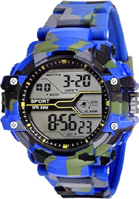

Faas Blue Militray Print Design Watch - For Boys & Girls