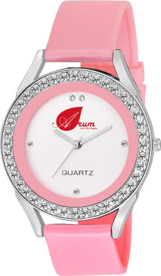 

arum ASWW-019 Black Dial Analog strap Watch - For Women