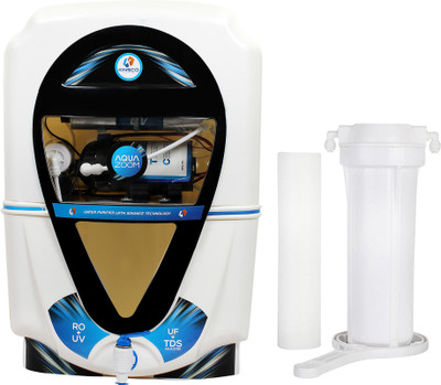 

Kinsco Aqua Zoom 13 L RO + UV + UF + TDS Water Purifier(white,black)