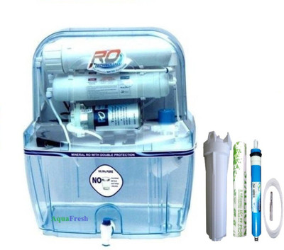 

Aqua Fresh transparent Model 15 L RO + UV + UF + TDS Water Purifier(White)