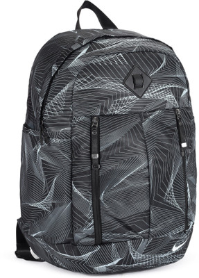 

Nike W NK AURA - AOP 26 L Backpack(Black, White)