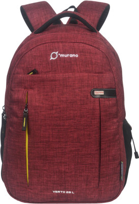 

Murano Verto Laptop Backpack for 15.6 Laptop 28 L Laptop Backpack(Maroon)