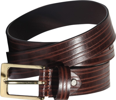 

Adamburk Men Brown Genuine Leather Belt