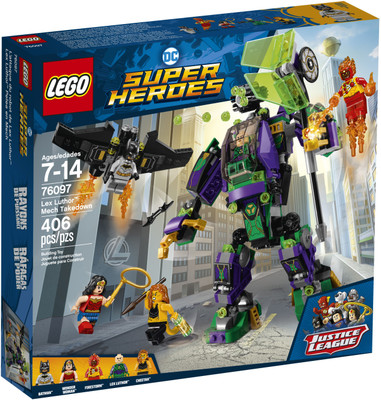 

Lego Super Heroes Lex Luthor Mech Takedown (406 Pcs)(Multicolor)