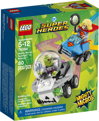 

Lego Super Heroes Mighty Micros: Supergirl vs. Brainiac� (80 Pcs)(Multicolor)