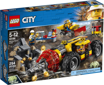 

Lego City Mining Heavy Driller (294 Pcs)(Multicolor)