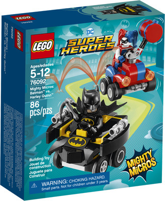 

Lego Super Heroes Mighty Micros: Batman vs. Harley Quinn (86 Pcs)(Multicolor)