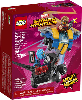 

Lego Super Heroes Mighty Micros: Star-Lord vs. Nebula (86 Pcs)(Multicolor)