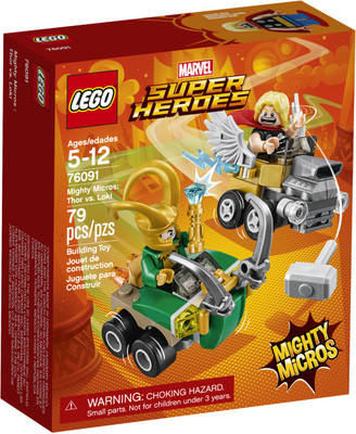 

Lego Super Heroes Mighty Micros: Thor vs. Loki (79 Pcs)(Multicolor)