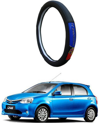 AUTO PEARL Steering Cover For Toyota Etios Liva(Black, Leatherite)