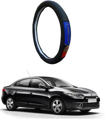 AUTO PEARL Steering Cover For Renault Fluence(Black, Leatherite)
