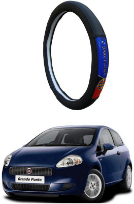 AUTO PEARL Steering Cover For Fiat Grand Punto(Black, Leatherite)