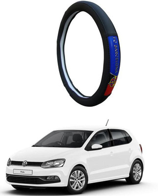 AUTO PEARL Steering Cover For Volkswagen Polo Exquisite(Black, Leatherite)