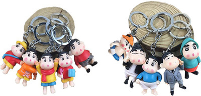 

MGP Fashion Shinchan PVC !0 Keychain Combo Key Chain(Multicolor)