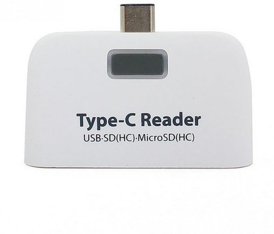 

Axcess Type C to USB + Card Reader Connection Kit Card Reader(White)