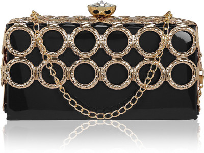 

Kleio Party Black Clutch