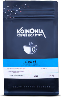 

Koinonia Coffee Roasters Gowri Estate Arabica South Indian Filter Roast & Ground Coffee 250 g