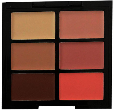 

KASCN ORIGINAL HIGH QUALITY SIVANNA COLORS MAKEUP STUDIO CONTOUR & CONCEALER / HIGHLIGHTER PALETTE IN 6 SHADES FOR ALL SKIN TONE (HF-995/02) Concealer(MULTICOLOR)