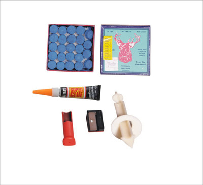 

JBB COMBO OF ELK MASTER TIP 12MM (50 PCS) & GLUE GEL & TIP MODIFIER JBBC81 Pool Cue Stick(Microfibre)