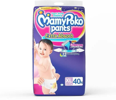 

MamyPoko Diaper XL 40 N - XL(40 Pieces)