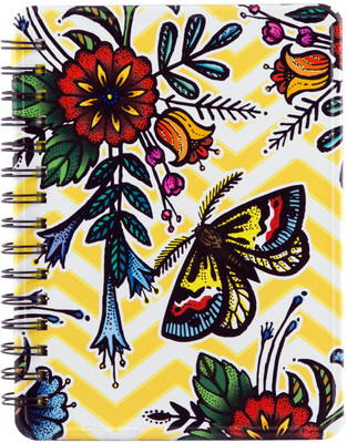 

Happipress Regular Desk Planner(Butterfly Garden Metal Planner, Multicolor)