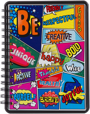 

Happipress Regular Desk Planner(Be You! Metal Planner, Multicolor)