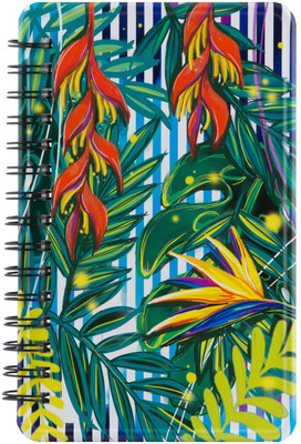

Happipress Regular Notebook(Tropical Paradise Metal Notebook, Multicolor)