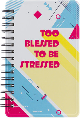 

Happipress Regular Notebook(Stress Manager Metal Notebook, Multicolor)