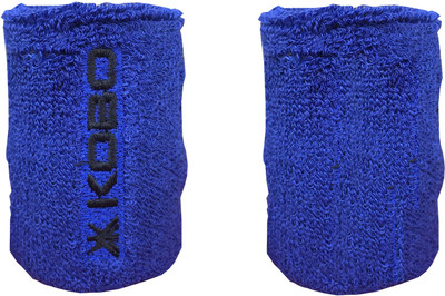 

Kobo 3 inch Wrist Cotton (Pair) (Imported) (Blue) Fitness Band(Blue, Pack of 2)