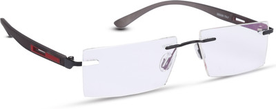 REACTR Rimless Rectangle Frame(49 mm