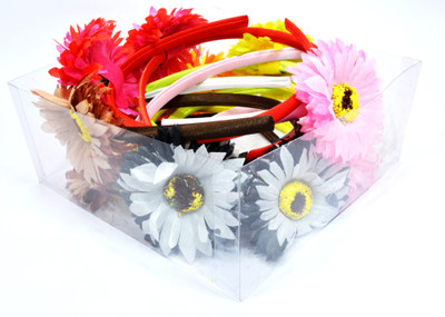 

PiratesFashion Combo of 12 multicolored attractive hair band Hair Band(Multicolor)