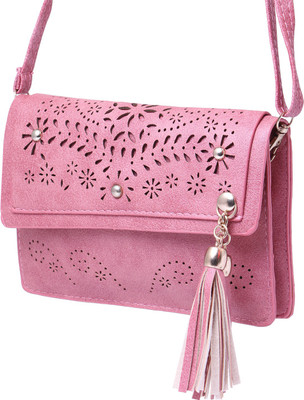 

Spanglers Sling Bag(Pink)